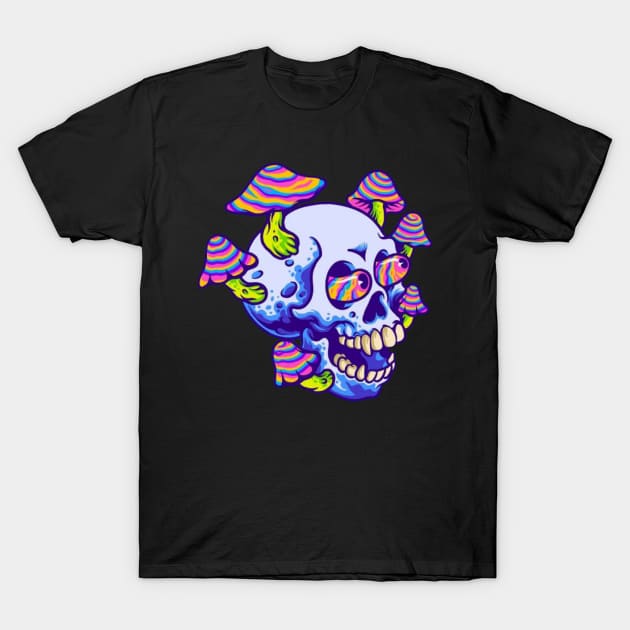 Trippy skull T-Shirt by Reinrab